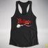 Believe Progress Pride LGBTQ Jingle Bell Racerback Tank - Black